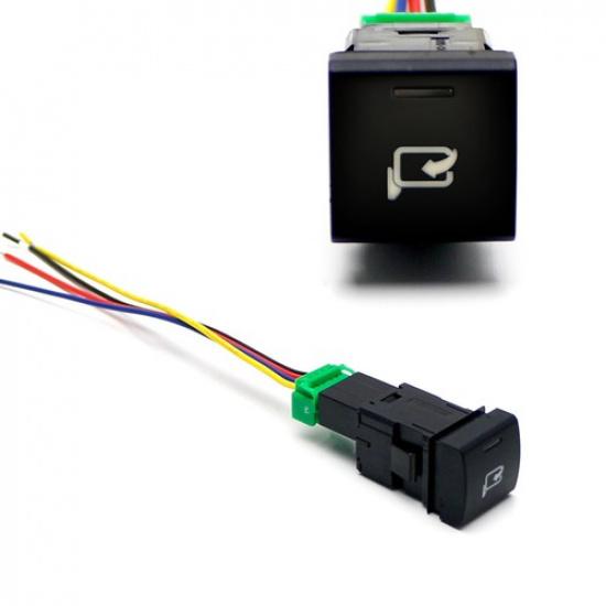 4-контактный 12 В кнопочный переключатель с оттиском складывания боковых зеркал для Camry Corolla