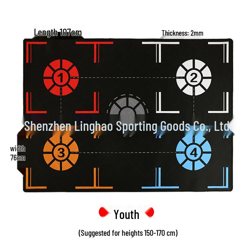 Indoor Basketball Footwork and Dribbling Training Pad for Kids and Adults - Shock Absorption & Noise Reduction