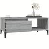  Coffee Table, Grey Sonoma Oak 90x50x36.5 Cm, Wood-based