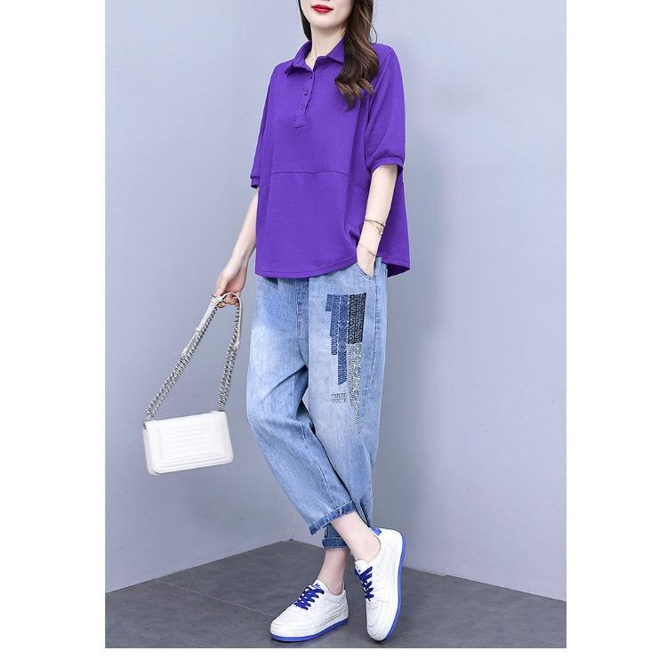 Fashion Loose Plus Size Short Sleeve European Style T-shirt Women's European Trendy Loose Fit Oversized Tee Top