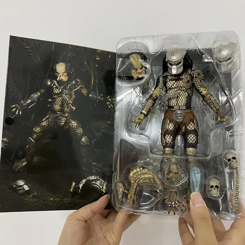 NECA Alien Jungle Hunter Predator Actionfigur Modell Spielzeug Bücherregal Brinquedos Sammlerpuppe
