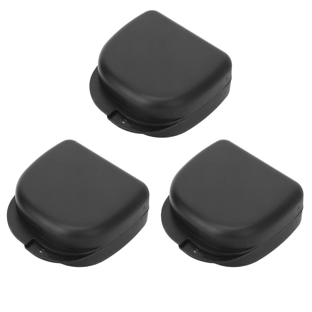 Dental Retainer Case Compact Denture Travel Mouth Guard Case Storage Container for Accessories