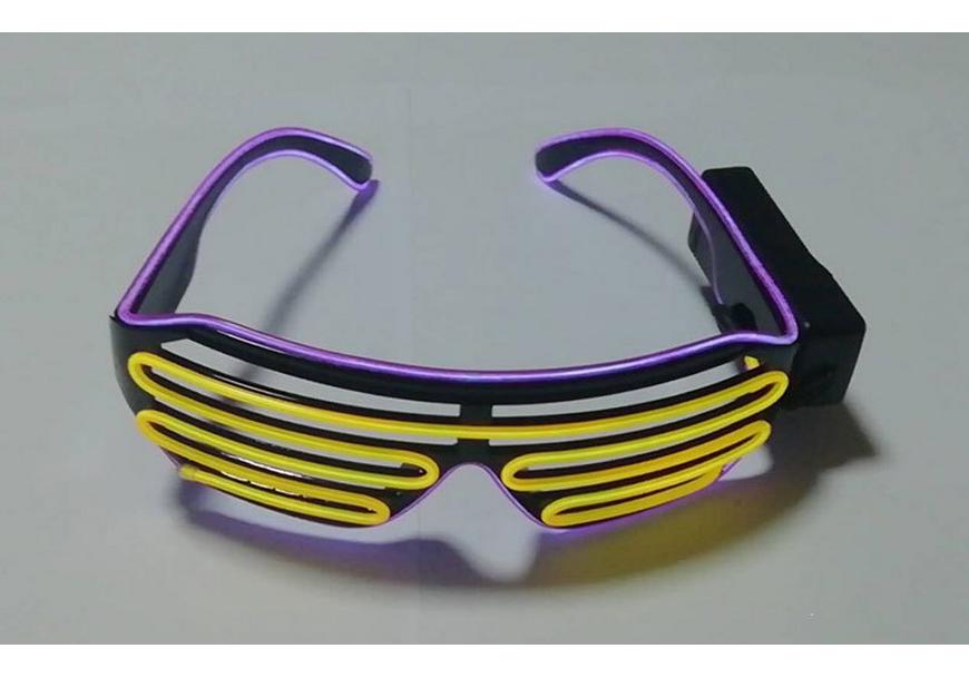 LED Party Blinds: Flashing Music Glasses for Clubbing and Atmosphere