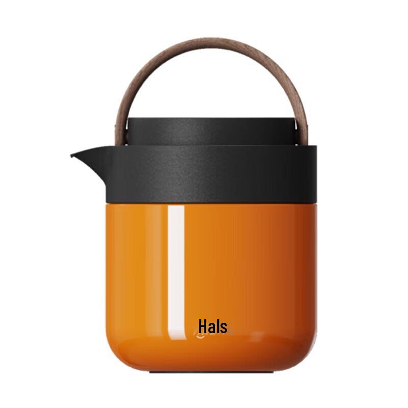 HAERS Ceramic-Lined Thermal Stewing Tea Pot with Temperature Display