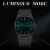 Watch with Luminous Day Stainless Steel Business Quartz Versatile and Stylish Perfect for or Boyfriend Gifts Men's Calendar, Function, Display,