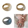 Dicke Stapelbare Kuppel Harzringe Bunte Dicke Kuppel Acrylharzringe Trendige Stapelbare Ringe Schmuck Geschenk