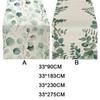 Pastoral Style Eucalyptus Leaves Table Runner Multi Size Tablecloth Table Cover  Dinning Table