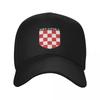 Croatian Grb Version XXI Hrvatska Baseball Cap Sunscreen New In Hat Golf Sun Cap Men's Luxury Women's