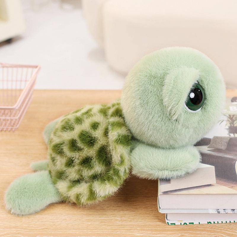 Hot Wholesale Realistic Tortoise Plush Toy Sea Turtle Animal Doll Soft Stuffed Baby Gift Ideal For Girls Birthday Room Decor