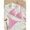 Lace-up Swimsuit Women's European and American Sexy Beach Bikini Hot Spring Swimsuit