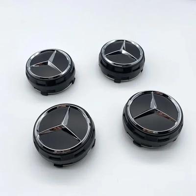 Per Mercedes Benz Nuovo 4 Pezzi 75mm Styling Auto Coprimozzo Centrale Ruota Coprimozzi Stemmi Accessori Auto Per Mercedes Benz AMG C63 C43 E53