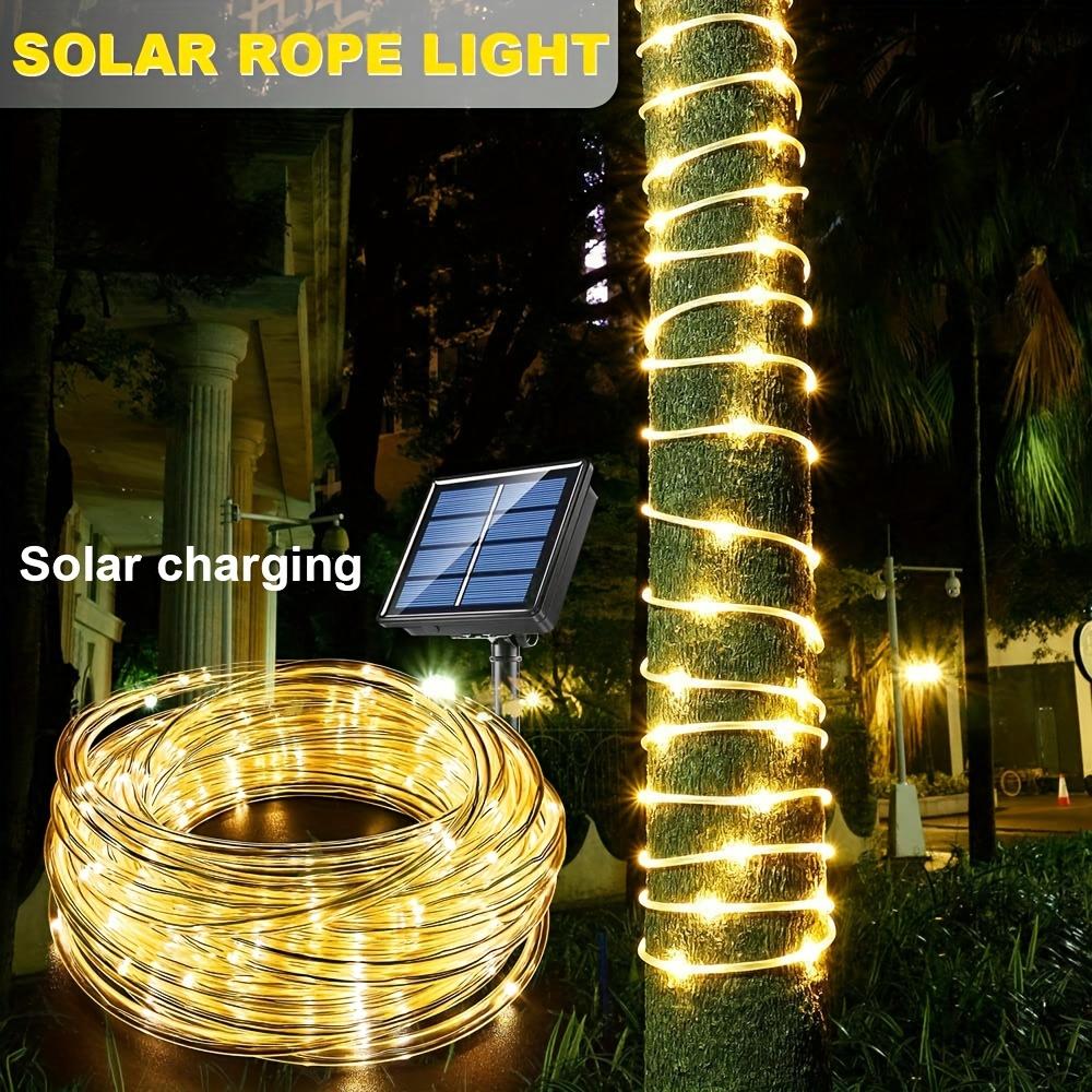 Solar Rope Light IP65 Waterproof Outdoor LED Fairy String Tube Lights for Party Garden Yard Wedding Christmas Tree Decoration