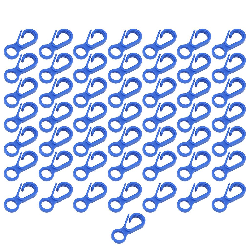 50 ks Sponky s humří karabinkou Tvrdý plast Roztomilé Karabinky na šňůrku pro DIY Hračky Kroužky na klíče