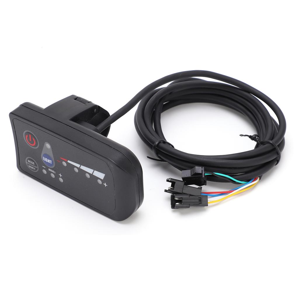 24V Electric Bike Control Panel LED Power Display 810 Instrument LCD for Electric Bike Motor Speed Control