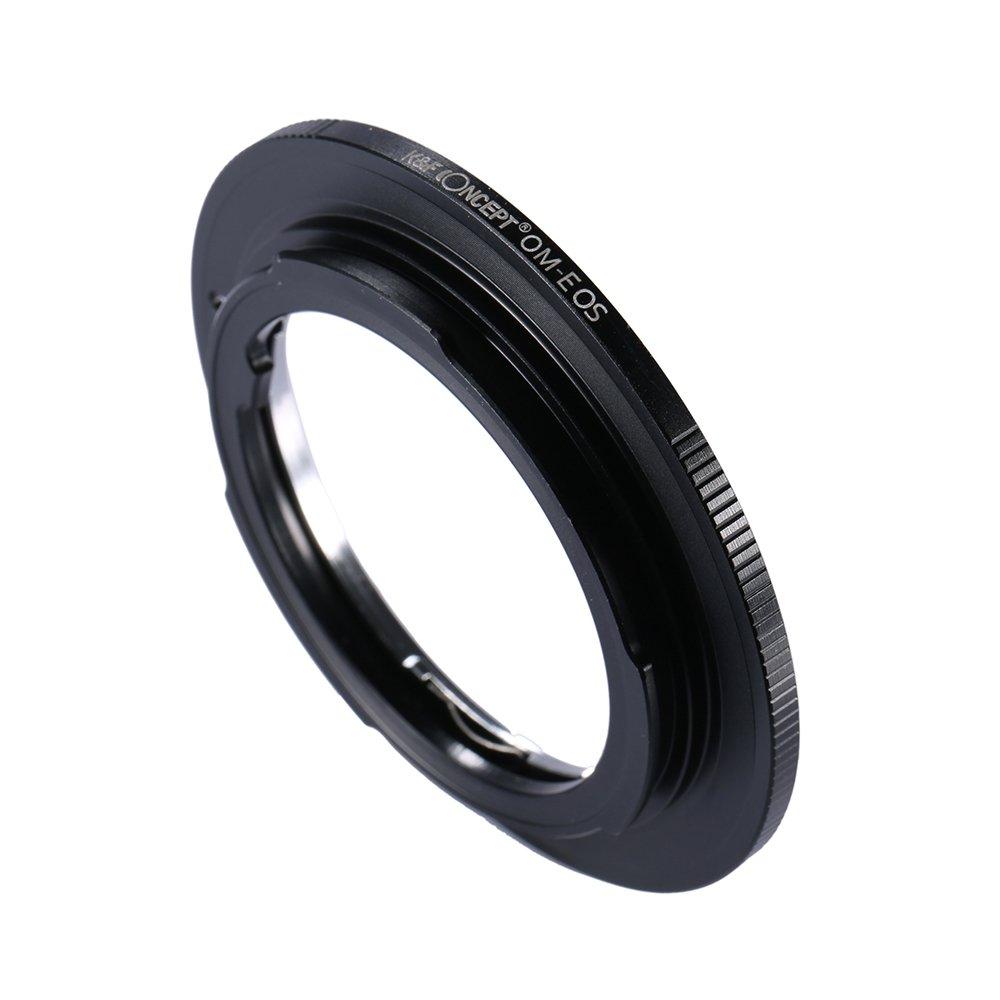 Concept Lens Mount Adapter Olympus OM Mount Lenses To Canon EF K&F KF-OMEF (Converts Mount)
