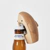 Shark Wooden Bottle Opener, Creative Portable Beer Cap Remover, Unique Gift for Home Bar Party, Eco-friendly Funny Accessory