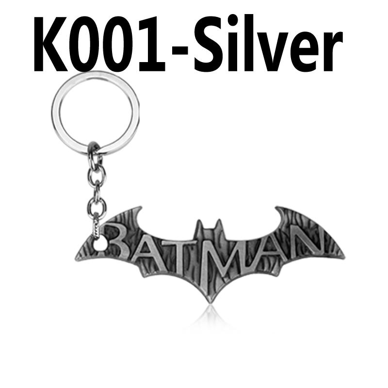 Bat Pendants Keychain Toy Superheroes Movie Jewelry Car Key Ring Bags Accessories for Men Women Fans Gifts Souvenir