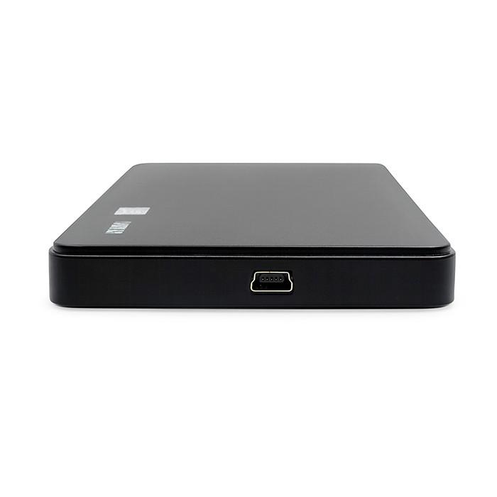 Qoltec Enclosure/Bay for 2.5" SATA3 HDD/SSD Drives | USB 2.0 | Black