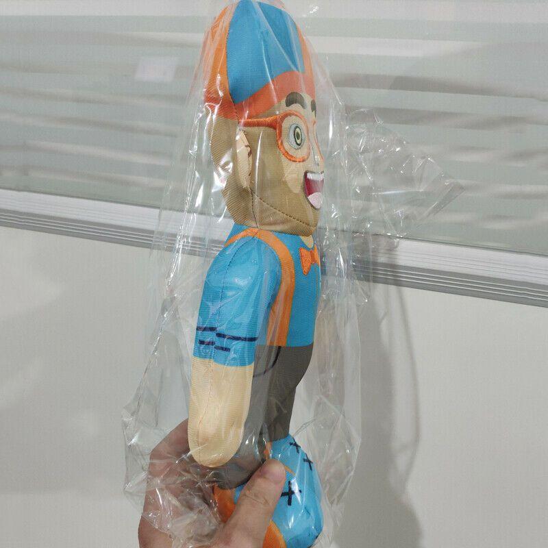 Delightful Blippi Cosplay Hat Plush Figure Toy Cuddly Stuffed Doll For Children