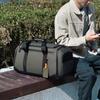 Men Large Capacity Luggage Bag for Business with Shoe Storage Lightweight Decompression Travel Bag
