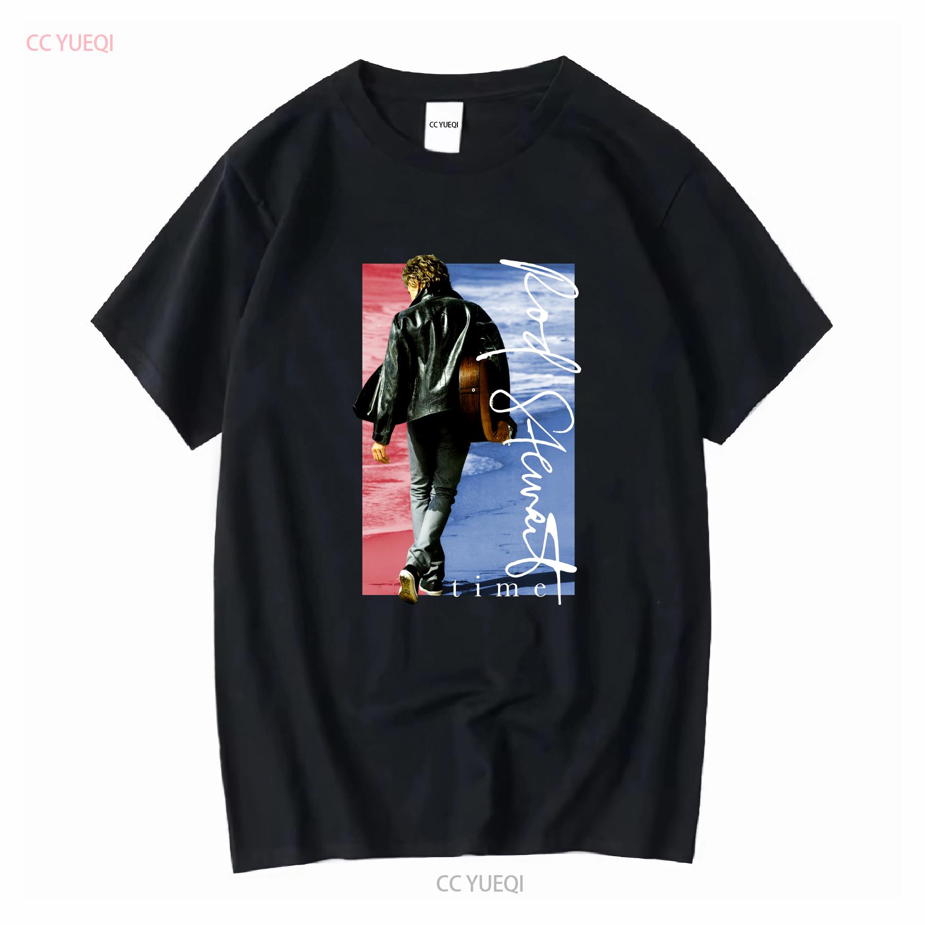 

Rod Stewart Time Tour T Shirt Leather Jacket 2013 L vintage Washed Versatile homme Casual Breathable Stretched fashion Unisex 4XL