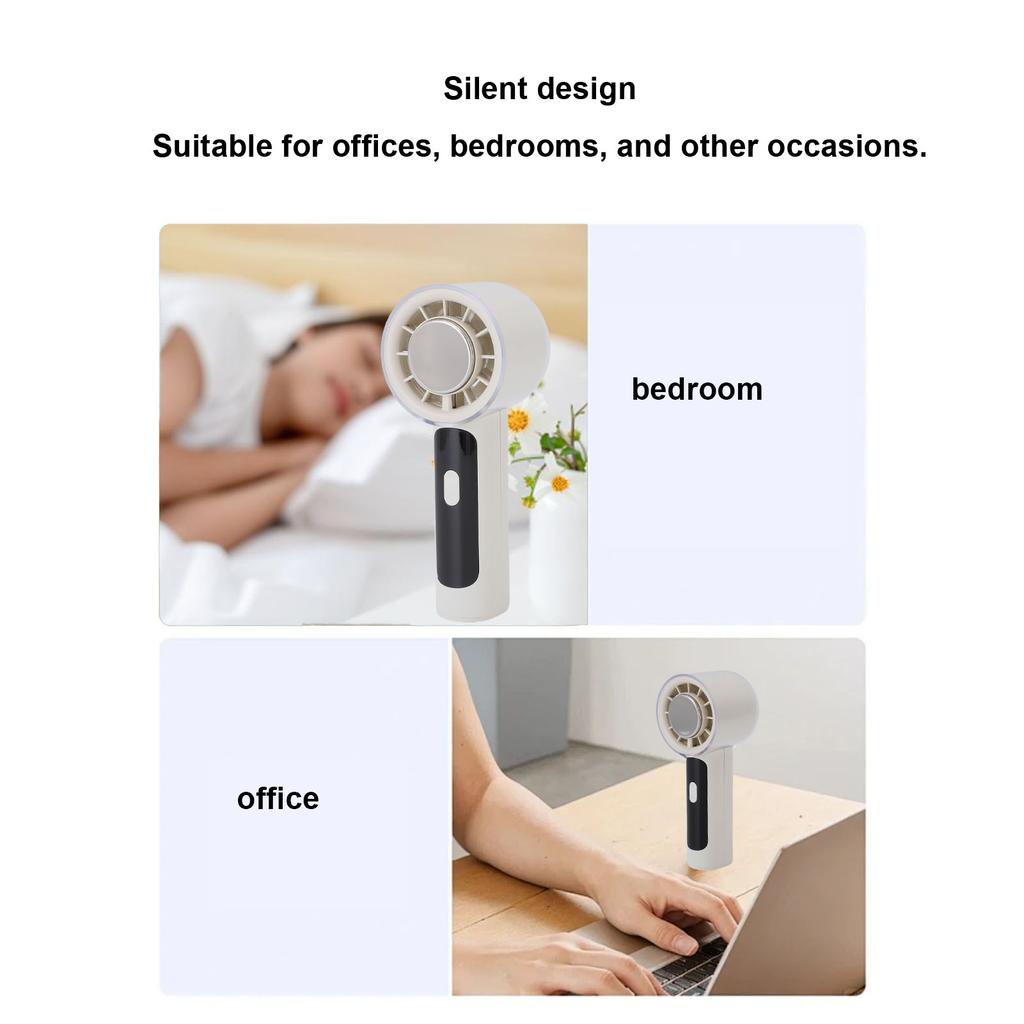 Hand Fan High Speed Quiet Multifunctional Desk Fan for Office Bedroom Outdoor Activities