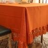 Lace Tablecloth Non-Slip Retro Dining Table Mat High-End Polyester Rectangular Tablecloth Hot-Selling Dust-Proof