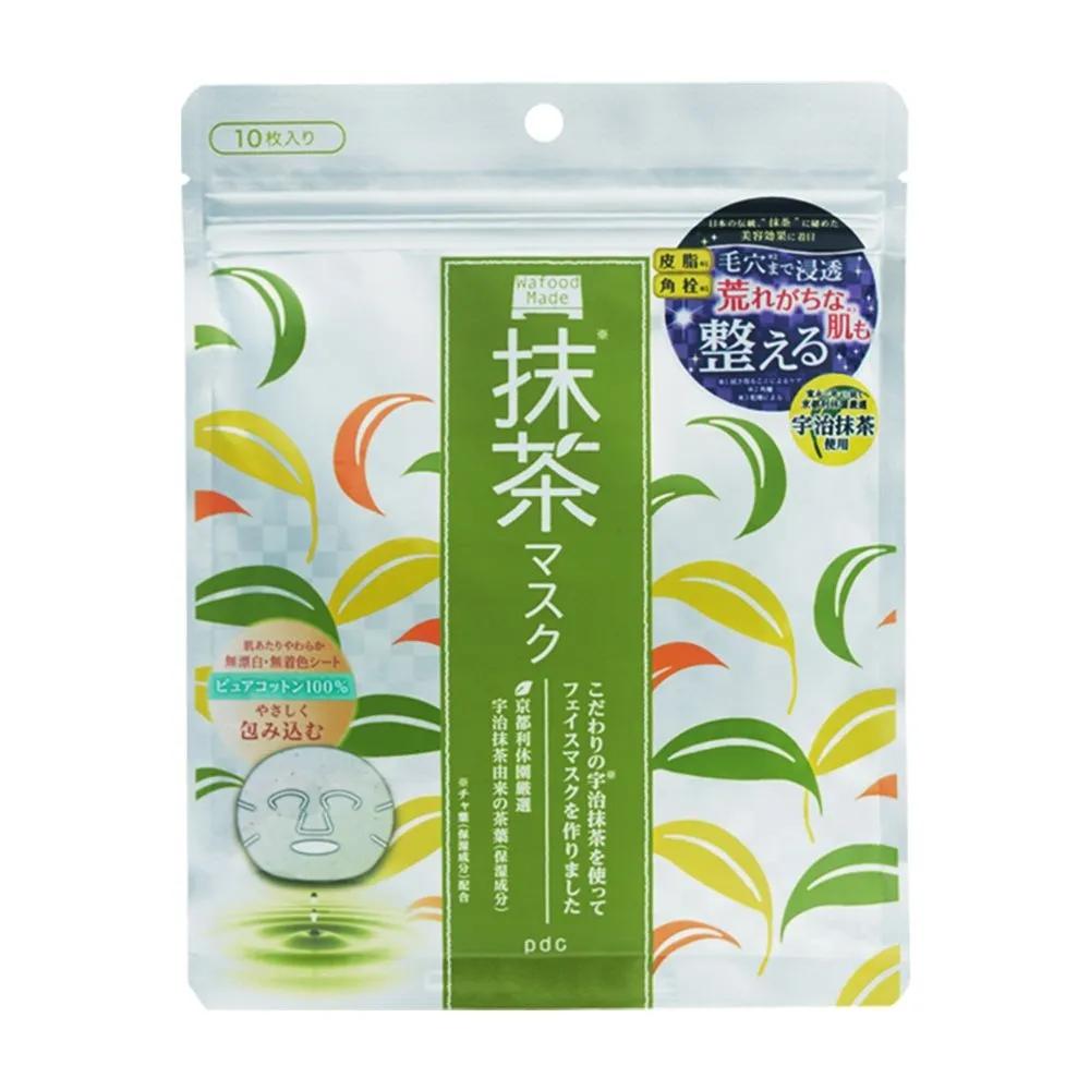 

Sake Lees (Uji Matcha) Mask Pack (10 Sheets) Rice Fermentation Pack Moisturizing, Soothing, Skin Care