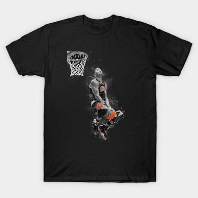 Asian Size Cotton Unisex Tshirt Print T-shirt Derrick Rose T-shirt No-Cut Print Regular Fit