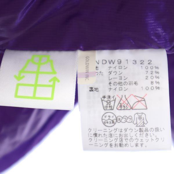 THE NORTH FACE NDW91322 Down jacket M Purple Outdoors Women Used