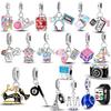 Funny Playable Smart Watch Tarot Bike Travel Dangle Original 100% Copper Charms Beads Fit Bangle Bracelet Diy Jewelry