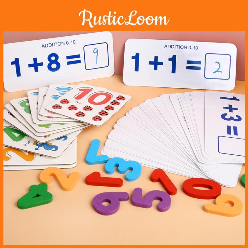 Early Childhood Math Toy For Number Matching And Addition Subtraction Practice