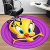 1pc Looney Tunes Tweety Bird Office Round Area Rug, Under Office Chairs Bedroom Living Room Home Decor a1022361