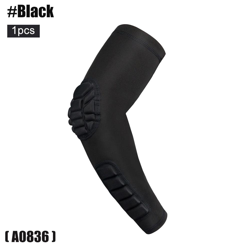Maniche Gomito con Protezione a Nido d'Ape - Imbottiture Ammortizzanti per Sport e Allenamento. Design Unisex per Giovani/Adulti, 1 PZ