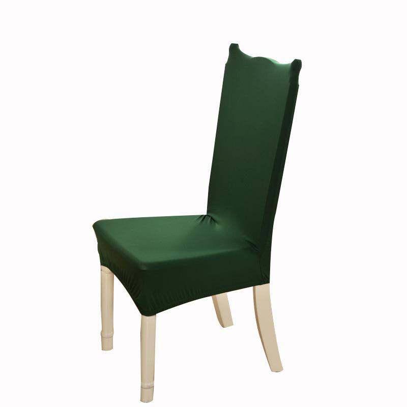 Household Elastic One-piece Hotel Dining Table and Chair Back Cover European Fabric Seat Cover Chair Stool Cover Dining Chair Cover