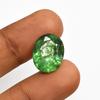 Natural Green Emerald Loose Gemstone 10.80 Ct Oval Cut Flawless for Jewelry Making and Crafts