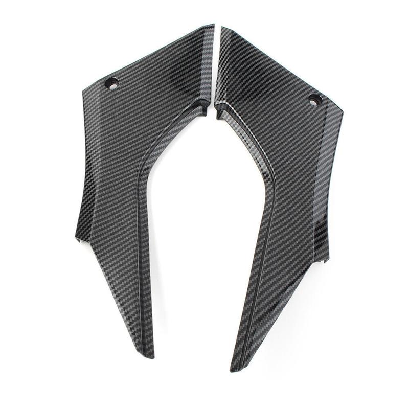 Carbon Fiber Pattern Motorcycle Side Seat Fairing Cowl Panel For Kawasaki Ninja 300 EX300 2013-2017 Spare Parts Accessories-A87Q