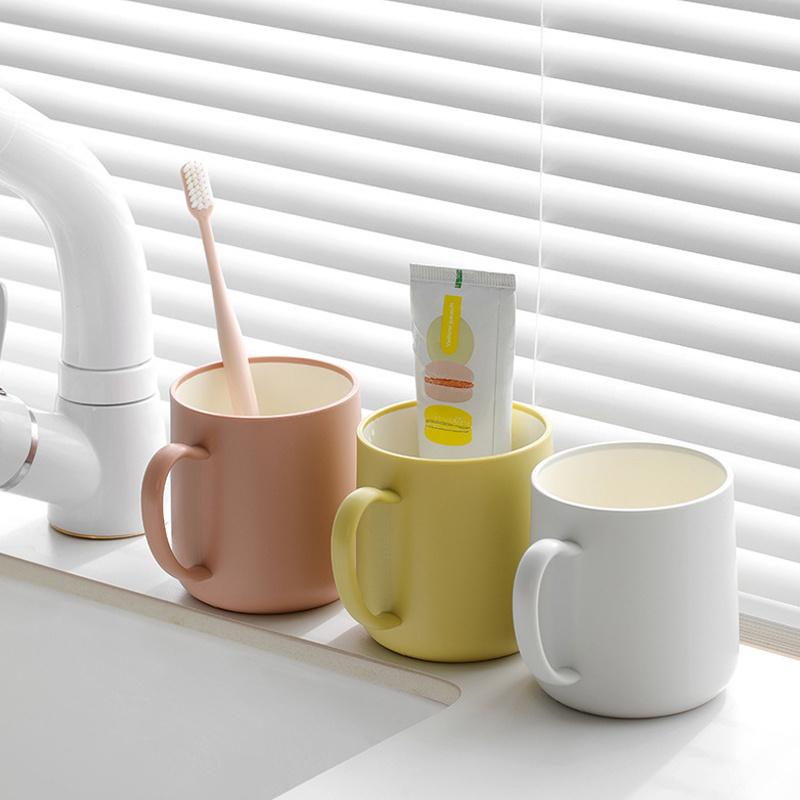 Japanese Toothbrush Mouthwash Cups Durable Frosted Household Plastic Couple Mouthwash Cup Multipurpose Ins water cup