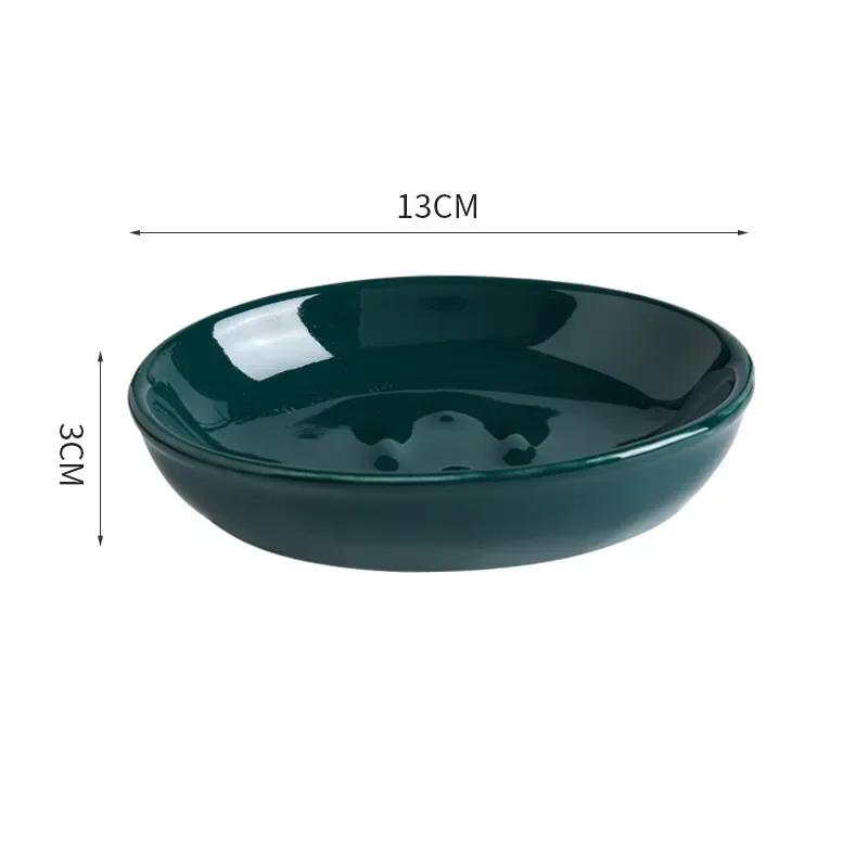 

Мыльница класса люкс, керамическая, с мраморным рисунком, круглой формы, бытовые кухонные аксессуары, держатели для мыла, органайзер для хранения в ванной комнате