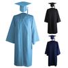 Mortarboard Set Solid Color Graduation Tassel Unisex Academic Hat Set for Adult