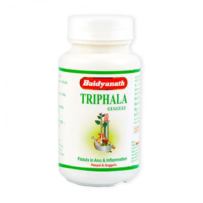 Triphala Guggul (80 Tabs, 375 Mg), Triphala Guggulu,
