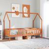 VidaXL Children's Bed Frames House Shape 80x200cm Solid Pine Wood, House-Shaped Bed Frame, Bed Frame for 850706