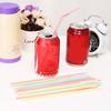Disposable Straws Multicolor Bendable Drinking Straws Food Grade Plastic Hot Cold Drinks Straws Wedding Party Supplies