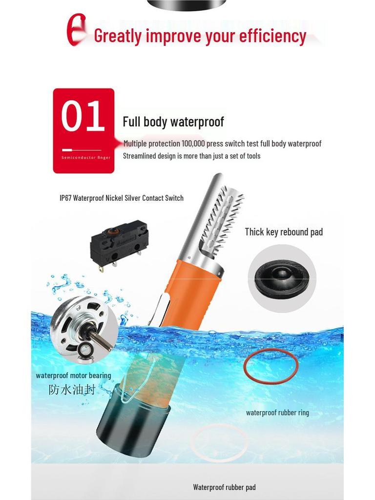 Fully Automatic Electric Fish Scaler & Scale Remover Tool