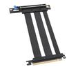 PCIe 5.0 X16 Riser Cable 90 Degree Right Angle 128Gbps Shielded PCIE 5.0 X16 GPU Extension Cable for PC Case Server ITX