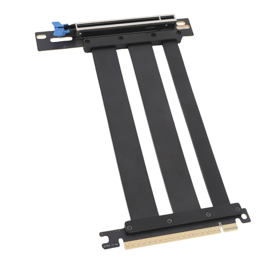PCIe 5.0 X16 Riser Cable 90 Degree Right Angle 128Gbps Shielded PCIE 5.0 X16 GPU Extension Cable for PC Case Server ITX
