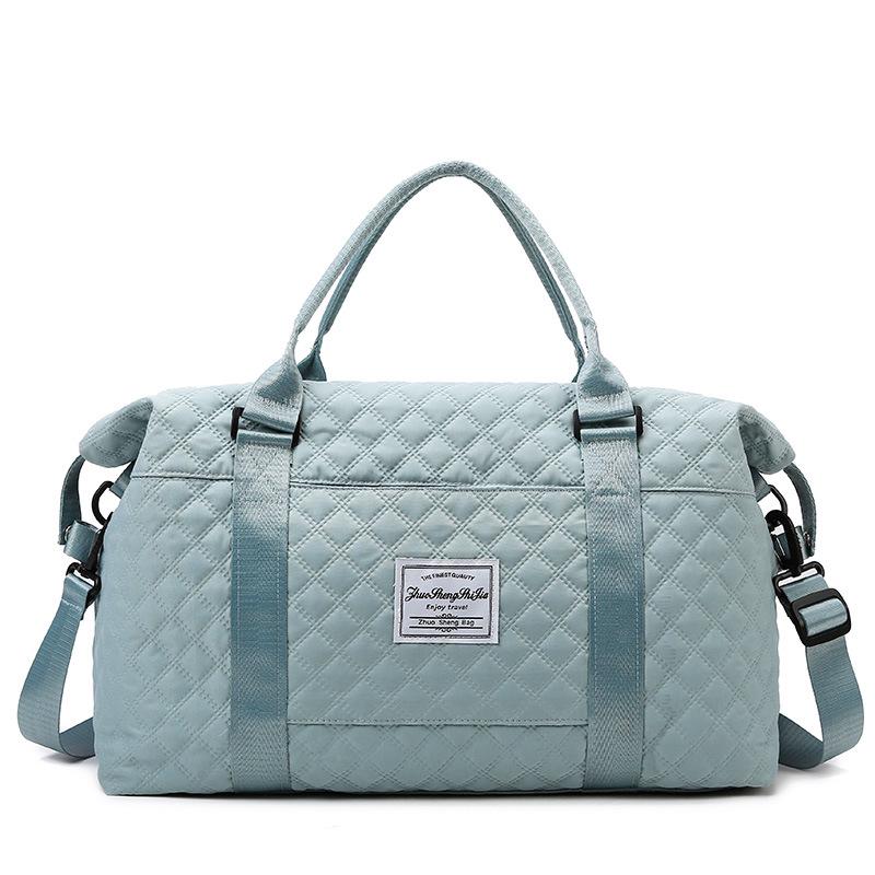 

Сумка-тоут большой вместимости для влажной/сухой одежды для спортзала и йоги с одинарным плечевым ремнем – Идеально подходит для путешествий, занятий спортом и использования во время беременности Large