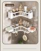 Wrought Iron Wall-Mounted Bathroom Shelf & Storage Rack