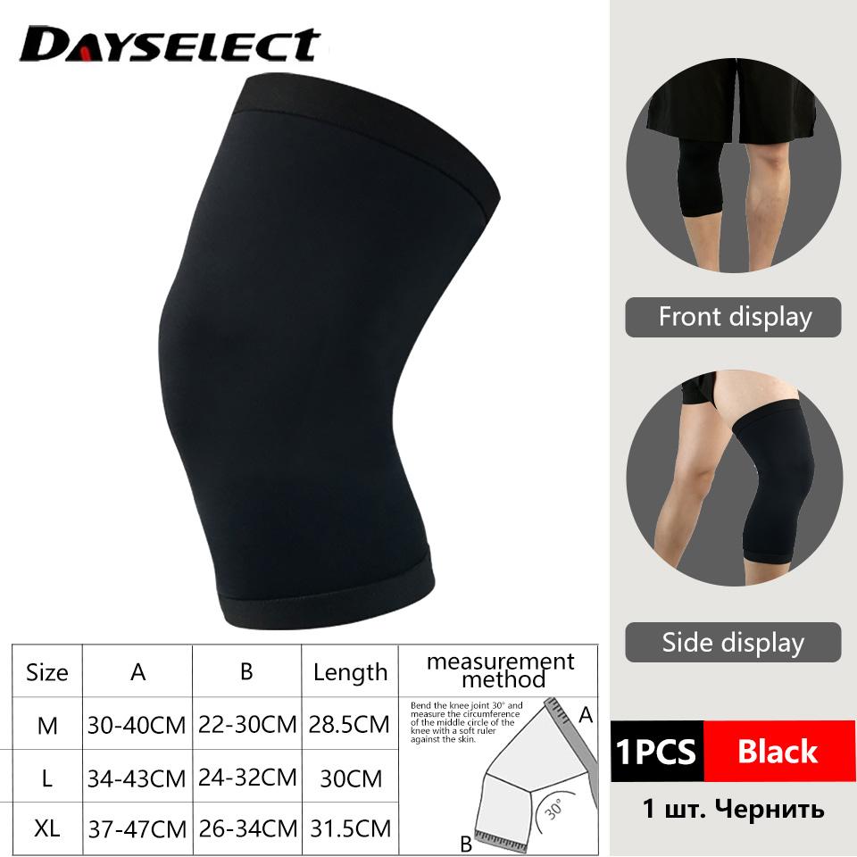 

1Pcs Sports Knee Pads Silicone Anti-Slip Knitted Compression Leg Guards Fitness Outdoor Running And Cycling Mountain Climbing M