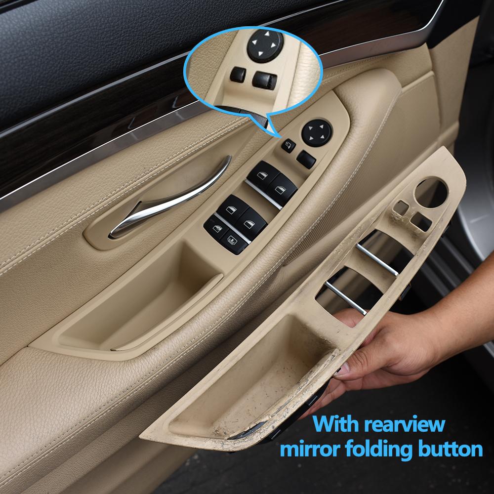 LHD Car Interior Driver Door Pull Handle Armrest Panel Trim for BMW 5 Series F10 F11 F18 520 523 525 528